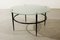 French Modern Coffee Table in Steel, Brass and Granite Glass, 1950s 2