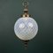 Vintage Blue Murano Sphere Ball Pendant Lamp, Italy, 1970s 1