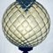 Vintage Blue Murano Sphere Ball Pendant Lamp, Italy, 1970s 4