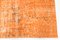 Vintage Orange Rug in Wool, Image 11