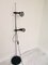 Mid-Century Modern Black Metal Adjustable Floor Reading Lamp with 2 Spot Lights, 1970s, Image 3