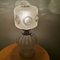 Lampe de Bureau Style Art Déco en Verre Taillé, 1950s 3