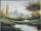 Mountain Landscape Painting, Oil on Canvas, Image 7