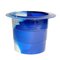 Clear Blue Matt Blue and Matt White Babel L Ice Bucket by Gaetano Pesce for Fish Design 1