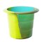 Clear Yellow Matt Lime and Matt Turquoise Babel L Ice Bucket by Gaetano Pesce for Fish Design, Image 1