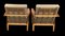Oak Cigar Armchairs by Hans J Wegner for Getama, Set of 2 3