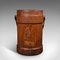 Antique Victorian Leather Basket, 1900s, Image 2