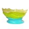 Grand Vase Collina Extra Colour, Design Fish par Gaetano Pesce, Jaune Clair, Lime Mat et Turquoise Mat 1