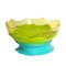 Grand Vase Collina Extra Colour, Design Fish par Gaetano Pesce, Jaune Clair, Lime Mat et Turquoise Mat 2