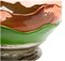Grand Vase Collina Extra Colour, Design Fish par Gaetano Pesce, Rubis Clair, Vert Mat et Bronze 2