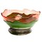 Grand Vase Collina Extra Colour, Design Fish par Gaetano Pesce, Rubis Clair, Vert Mat et Bronze 1
