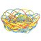 Matt Red, Blue and Yellow All Frutti II Basket by Gaetano Pesce for Fish Design 2