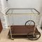 Italian Serving Cart in Brass and Glass, 1960s 1