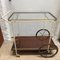 Italian Serving Cart in Brass and Glass, 1960s, Image 1