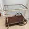 Italian Serving Cart in Brass and Glass, 1960s 2