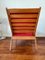 Fauteuil Mid-Century Rouge, Danemark, 1960s 9