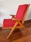 Fauteuil Mid-Century Rouge, Danemark, 1960s 7