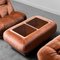 Vintage Lounge Chairs & Small Coffee Table by Rino Maturi for MIMO, 1970s, Set of 3 5