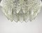 Mid-Century Acrylic Glass and Metal Chandelier by ME Marbach Leuchten 4