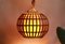 Lámpara colgante Mondo italiana vintage de bambú, años 60, Imagen 5