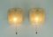 Mid-Century Modern Ice Glass Wall Lamps from Kalmar Franken KG, 1960s, Set of 2 10