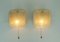 Mid-Century Modern Ice Glass Wall Lamps from Kalmar Franken KG, 1960s, Set of 2, Image 10
