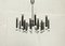 Mid-Century German Space Age Chandelier from Doria Leuchten, 1960s, Image 1