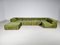 Trio Modular Sofa in Green Teddy Fabric by Team Form Ag for COR, 1970s, Set of 6 4