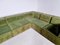 Trio Modular Sofa in Green Teddy Fabric by Team Form Ag for COR, 1970s, Set of 6 8
