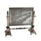 19th Century Table Mirror in Silver Metal, UK 1