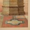 Borrani, Kircheneinrichtung, 1881, Aquarell auf Papier, gerahmt 6