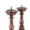 18th Century Woodrn Candleholders, Italy, Set of 6 3