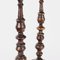 18th Century Woodrn Candleholders, Italy, Set of 6 10