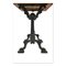 Cast Iron and Patinated Wood Bistro Table 5