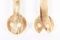 Horn Salad Servers by Carl Auböck, Austria, 1960s, Set of 2, Image 3