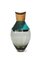 Small Light Blue and Brass Patina India Vessel I by Pia Wüstenberg, Image 5