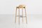 White Oak Mono Bar Stool by Kasper Nyman, Image 4