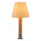 Nickel and Natural Basic M1 Table Lamp by Santiago Roqueta for Santa & Cole 1