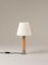 Nickel and Natural Basic M1 Table Lamp by Santiago Roqueta for Santa & Cole, Image 3