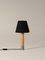 Lampe de Bureau Basic M1 en Nickel et Noir par Santiago Roqueta pour Santa & Cole 3