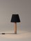 Nickel and Black Basic M1 Table Lamp by Santiago Roqueta for Santa & Cole 2