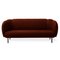 Nabuk Terra Caper 3 Seater Sofa with Stitches by Warm Nordic 2