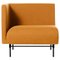 Dark Ochre Galore Seater Module Left Lounge Chair by Warm Nordic 1