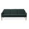 Petrolfarbenes Mr Olsen 3-Sitzer Mosaik Sofa aus Eiche von Warm Nordic 2