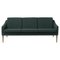 Petrol Shade Mr Olsen 3 Seater Oak Mosaic Sofa by Warm Nordic 1