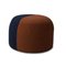 Pouf Dainty Mosaic Sprinkles Rusty / Midnight Blue par Warm Nordic 2