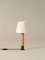 Bronze and White Basic M1 Table Lamp by Santiago Roqueta for Santa & Cole 3