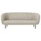 Pearl Grey Caper 3 Seater Sofa with Stitches by Warm Nordic 1