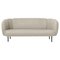 Pearl Grey Caper 3 Seater Sofa with Stitches by Warm Nordic, Image 1