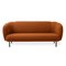 Terracotta Caper 3 Seater Sofa with Stitches by Warm Nordic, Image 2